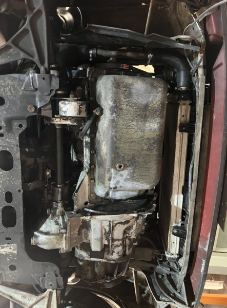 nettoyage chassis 205 GTI avant après Bordeaux