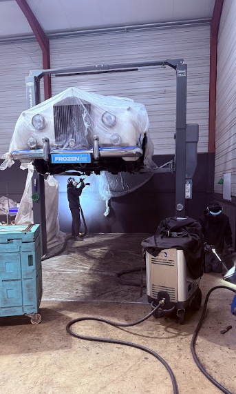 rénovation voiture de collection Aigremont - nettoyage cryogénique Paris