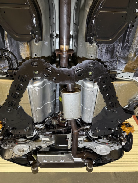 Restauration châssis Nissan 350Z : La cryogénie pour éliminer la rouille